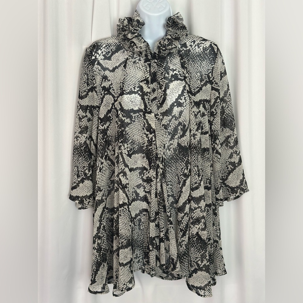 Jaipur Women's Flowy Animal Print Blouse (708)